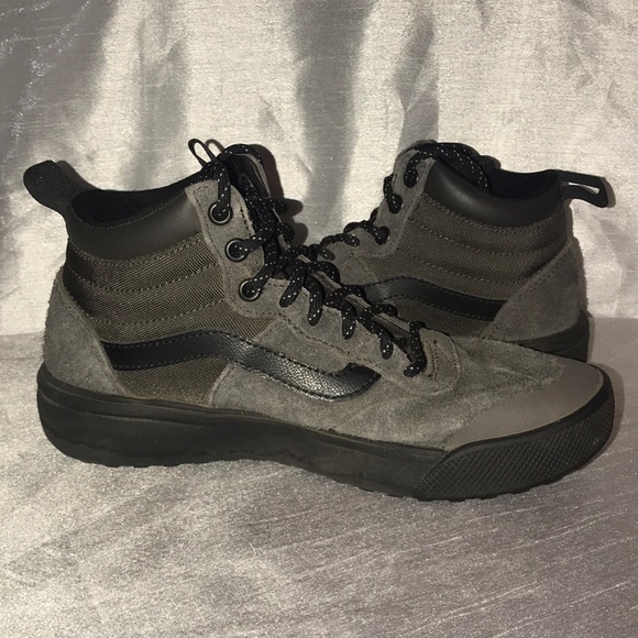 Vans ultra Cush gray suede high tops size 6.5y - Picture 4 of 6